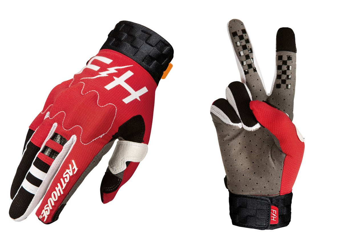 Fasthouse Speed Style Blaster MTB Glove - Red-Black