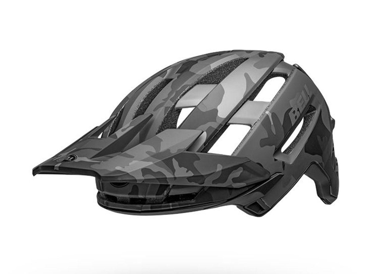 Bell Super Air Spherical MTB Helmet - Matt Gloss Black Camo