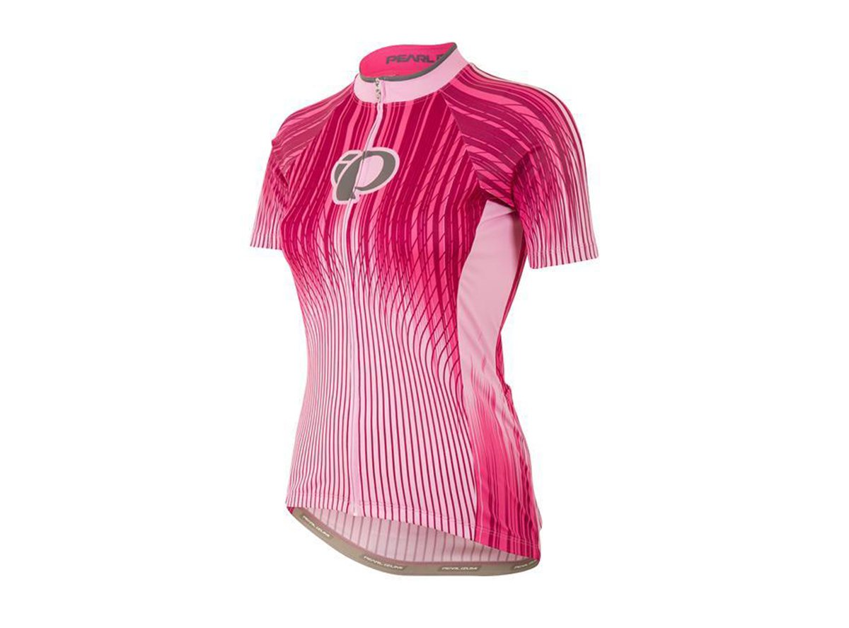 Pearl Izumi Elite Pursuit Ltd Short Sleeve Road Jersey - Womens - Verve Screaming Pink