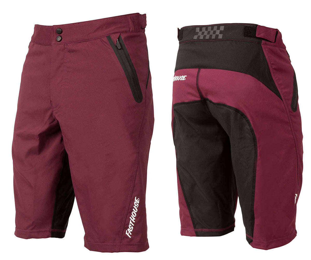 Fasthouse Crossline 2.0 Short - Youth - Maroon