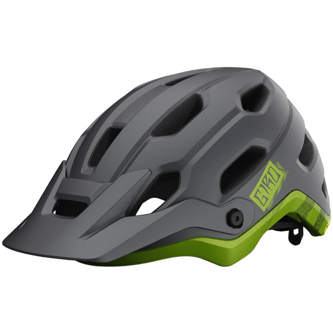 Giro Source MIPS MTB Helmet - Matt Metallic Black-Ano Lime