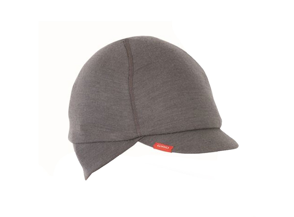 Giro Merino Wool Ear Flaps Under Helmet Cycling Cap - Charcoal