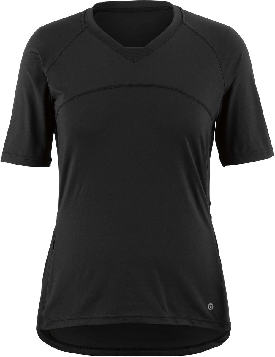 Louis Garneau HTO 3 Short Sleeve MTB Jersey - Womens - Black - 2022