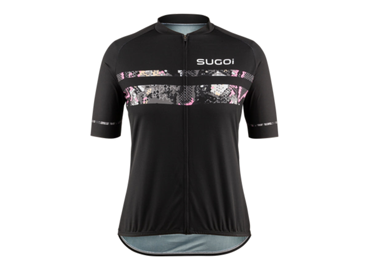 Sugoi Evolution Zap 2 Short Sleeve Jersey - Womens - Black-Snake