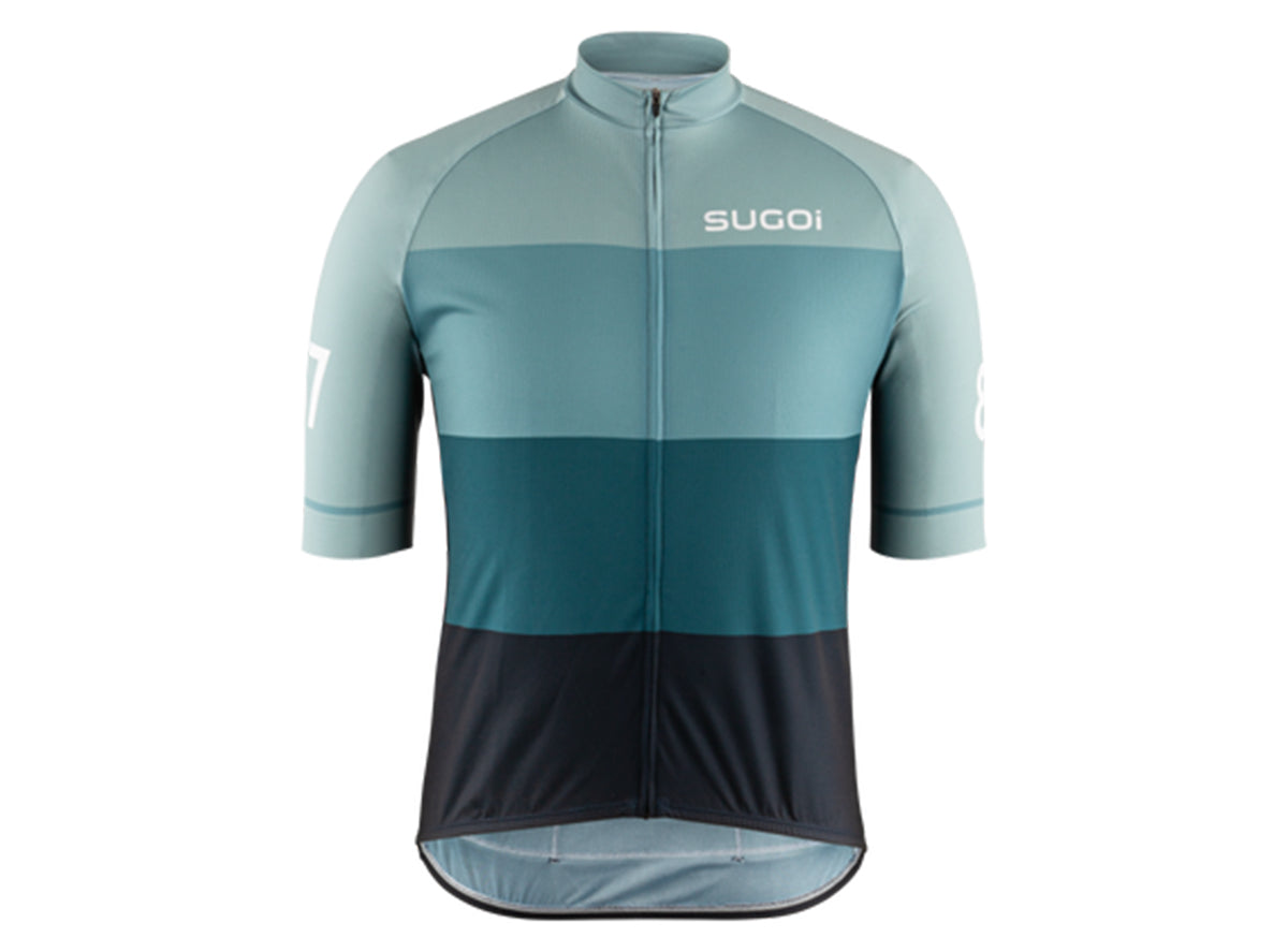 Sugoi Evolution Zap 2 Short Sleeve Jersey - Steel Blue Line