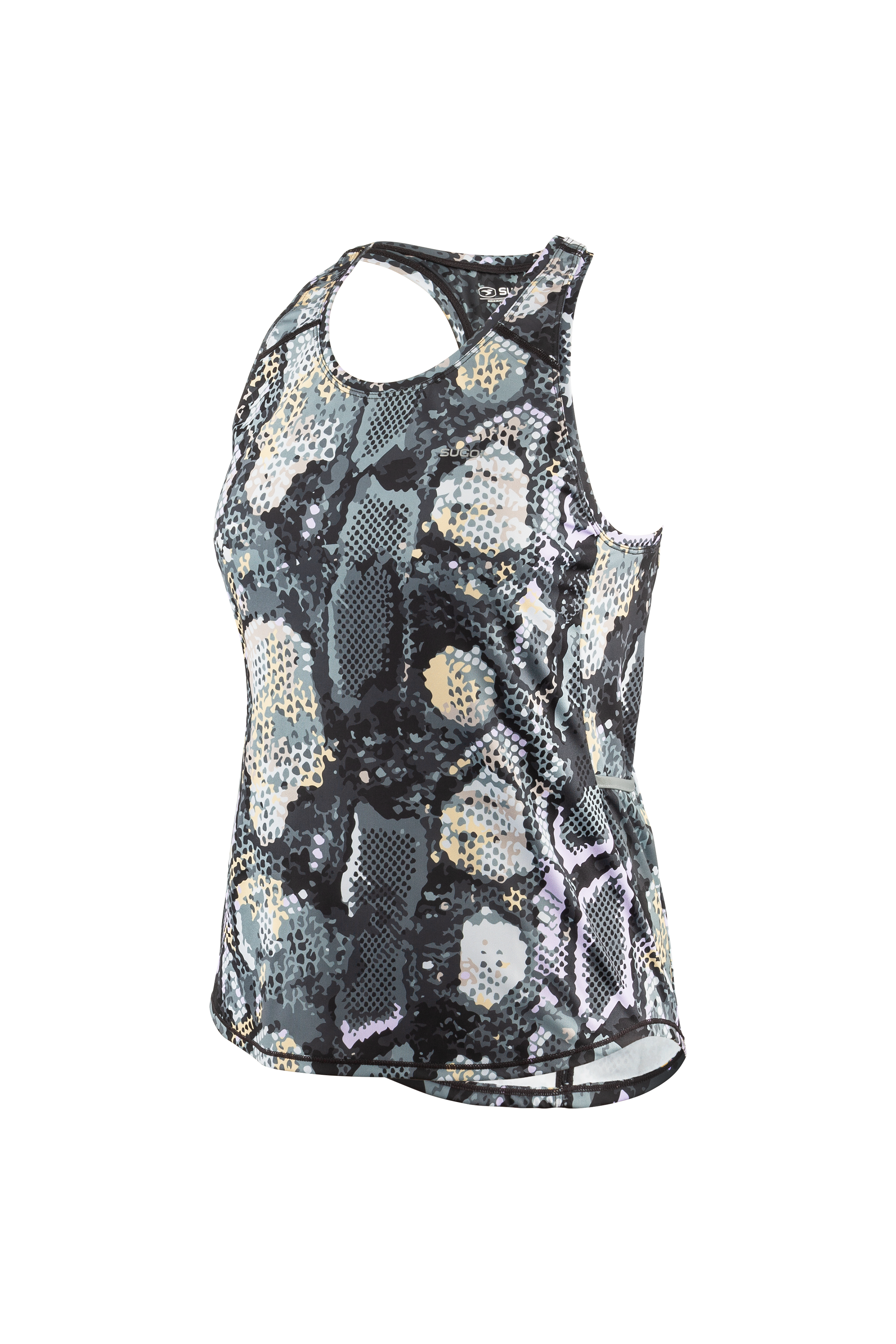 Sugoi Coast Print Tank - Womens - Deep Lilac-Snake