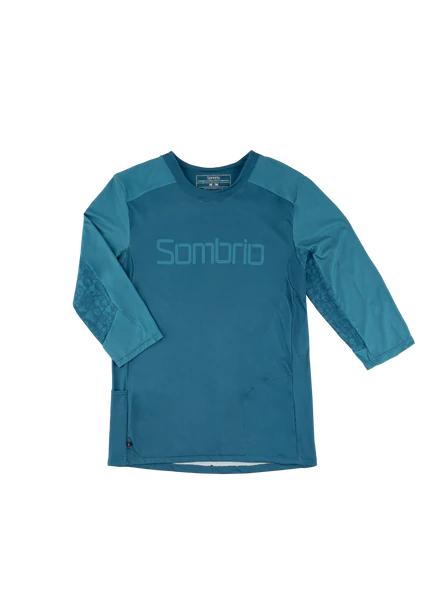 Sombrio Altitude 2 Long Sleeve MTB Jersey - Boreal Blue-Midnight Blue