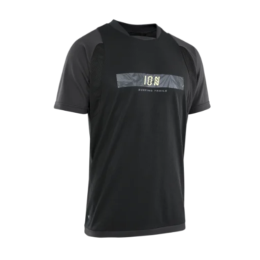 ION Scrub Amp Short Sleeve MTB Jersey - Black - 2022