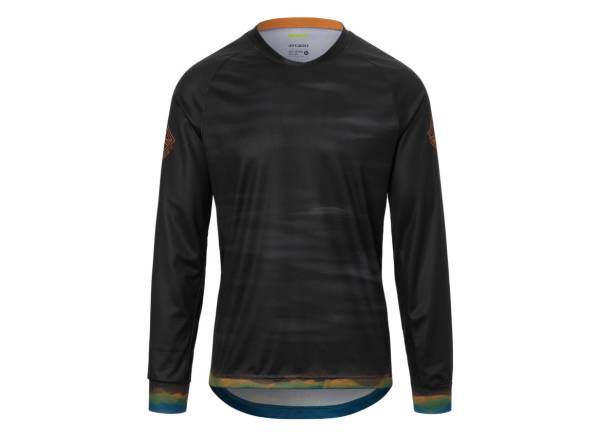 Giro Roust Long Sleeve MTB Jersey - Black Hot Lap