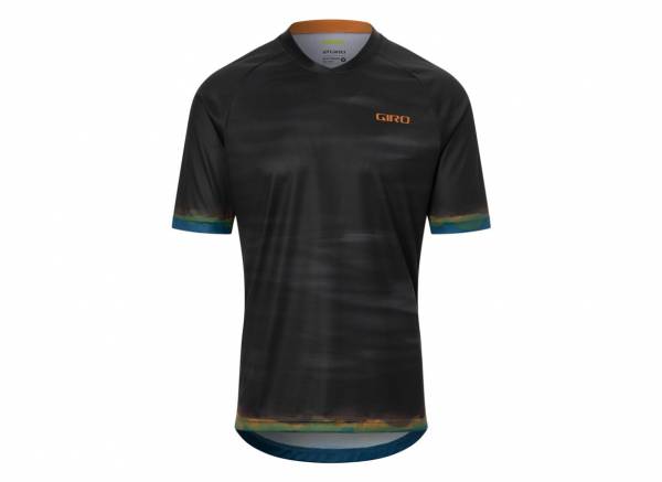 Giro Roust Short Sleeve MTB Jersey - Black Hot Lap