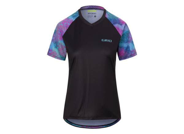 Giro Roust Short Sleeve MTB Jersey - Womens - Black Chromadot