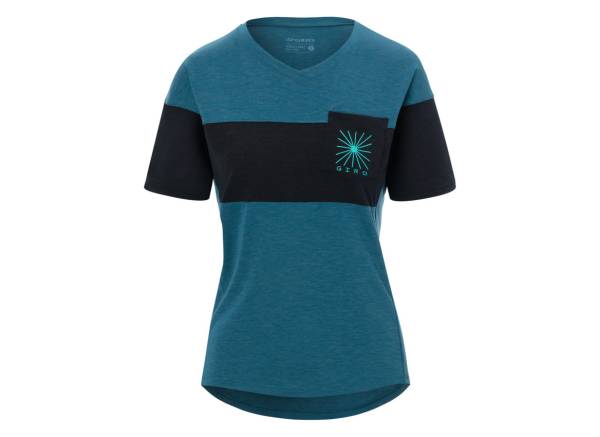 Giro Ride Short Sleeve MTB Jersey - Womens - Harbor Blue-Black