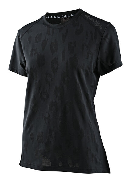 Troy Lee Designs Lilium Short Sleeve MTB Jersey - Womens - Jacquard - Black