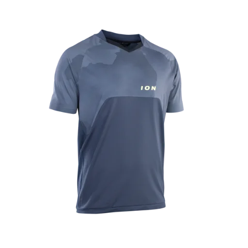 ION Traze Amp AFT Short Sleeve MTB Jersey - Indigo Dawn