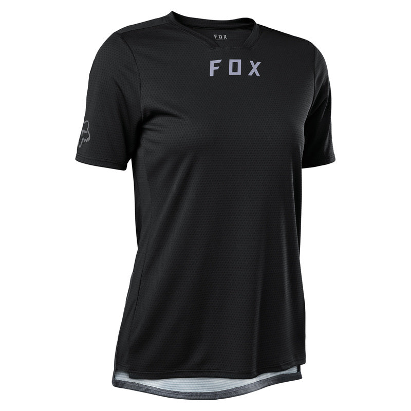 Fox Racing Defend Short Sleeve MTB Jersey - Womens - Black - 2023