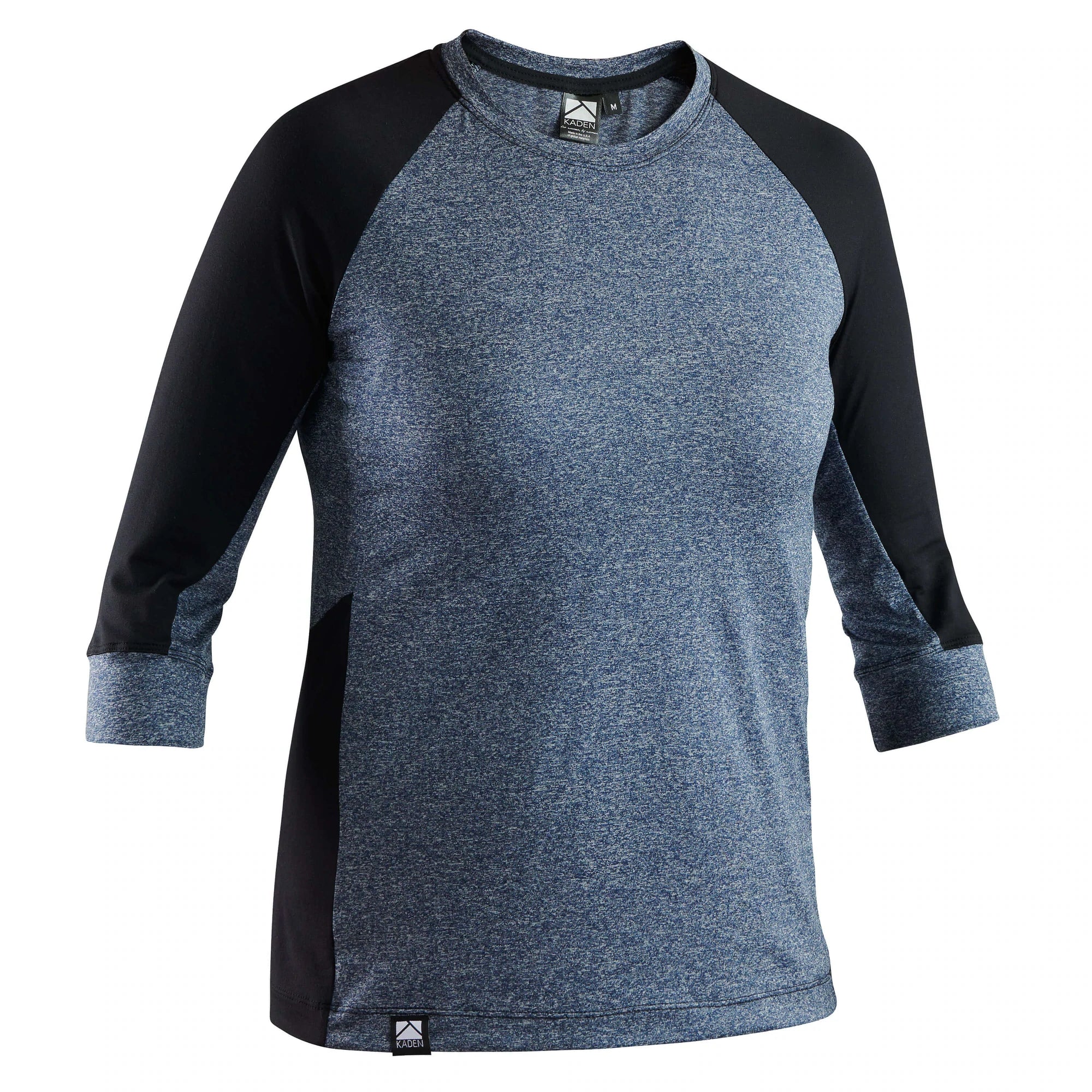 Kaden Apparel Gryla 3/4 Sleeve MTB Jersey - Womens - Dark Blue-Black