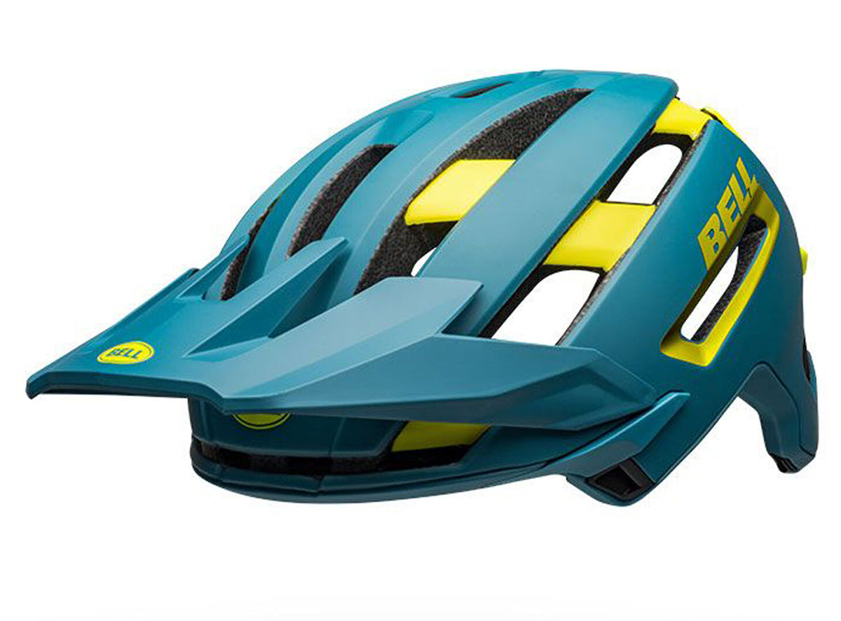 Bell Super Air Spherical MTB Helmet - Matt Gloss Blues