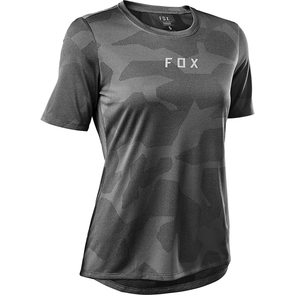 Fox Racing Ranger Tru Dri Short Sleeve MTB Jersey - Womens - Gray