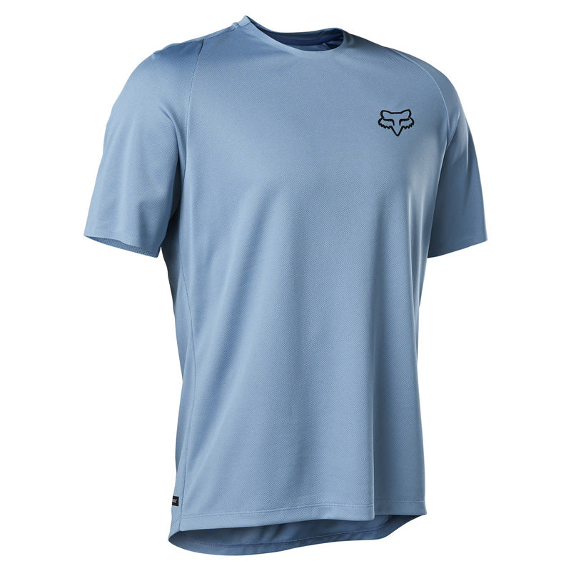 Fox Racing Ranger Power Dry Short Sleeve MTB Jersey - Dusty Blue