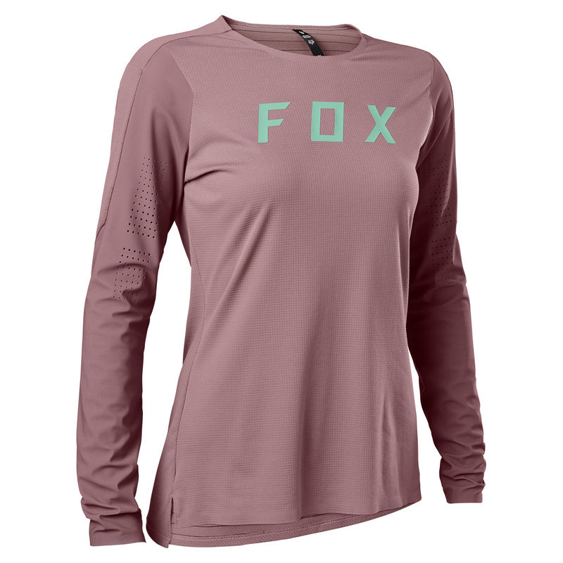 Fox Racing Flexair Pro Long Sleeve MTB Jersey - Womens - Plum Perfect