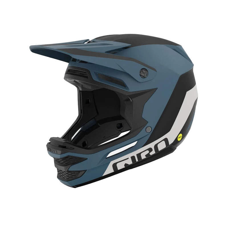 Giro Insurgent Spherical Full Face Helmet - Matt Harbour Blue - 2023