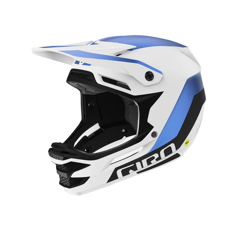 Giro Insurgent Spherical Full Face Helmet - Matt White-Ano Blue