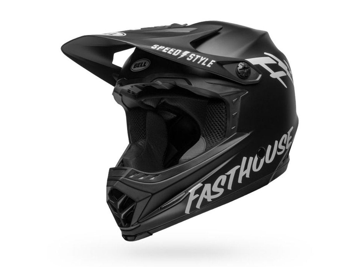 Bell Full-9 Fusion MIPS Full Face Helmet - Matt Black-White