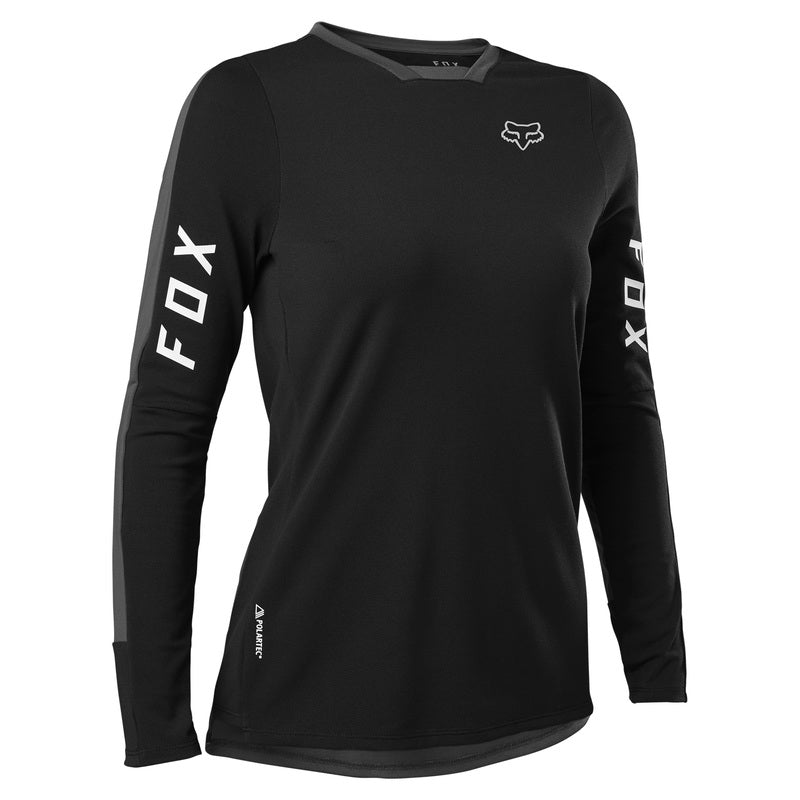 Fox Racing Defend Pro Long Sleeve MTB Jersey - Womens - Black