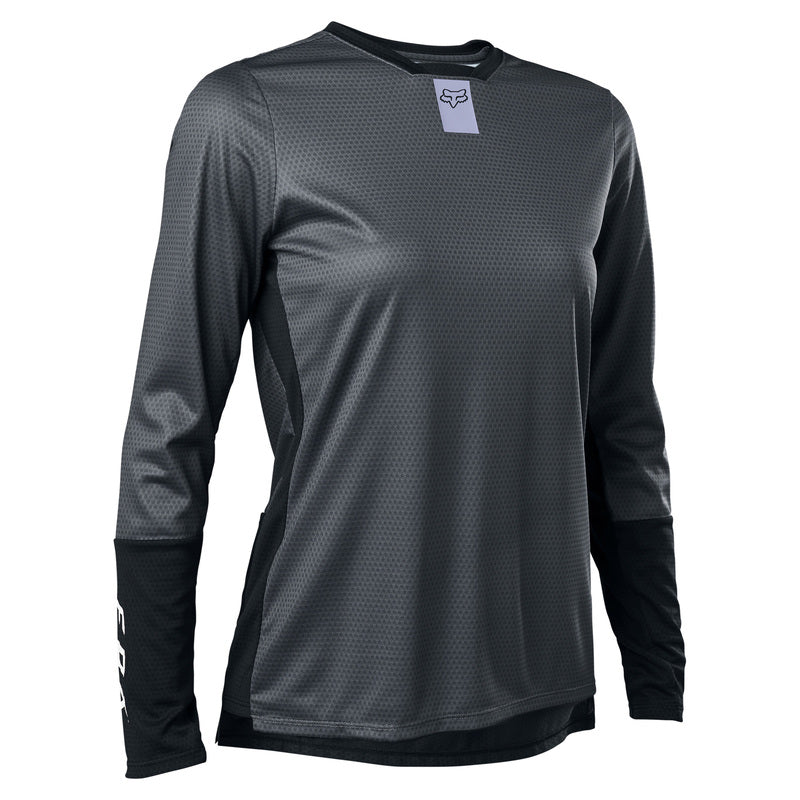 Fox Racing Defend Long Sleeve MTB Jersey - Womens - Dark Shadow - 2023