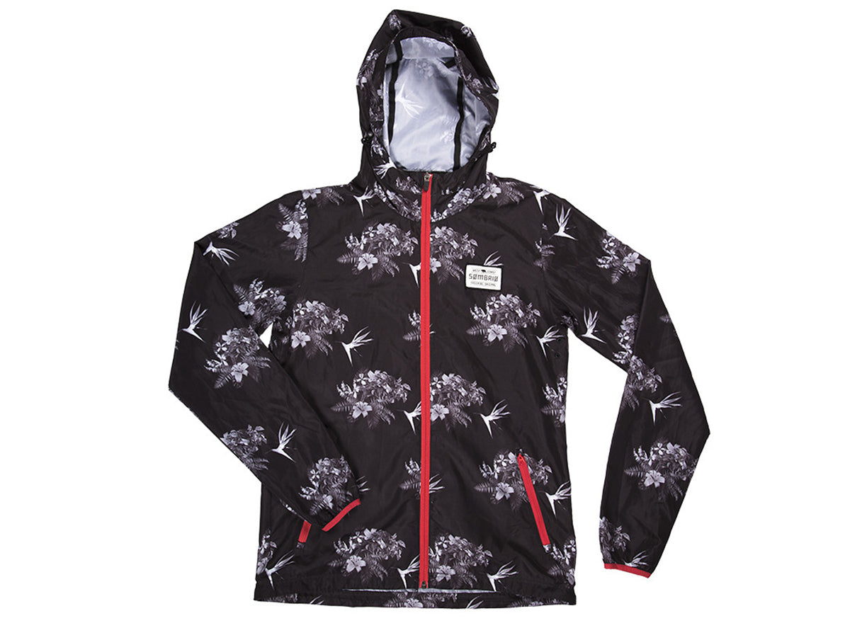 Sombrio Marimba Windproof Cycling Jacket - Womens - Black Floral Print