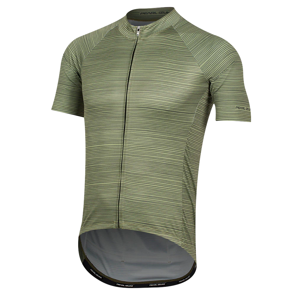 Pearl Izumi Elite Pursuit Graphic Short Sleeve Road Jersey - Willow-Forest Stripe