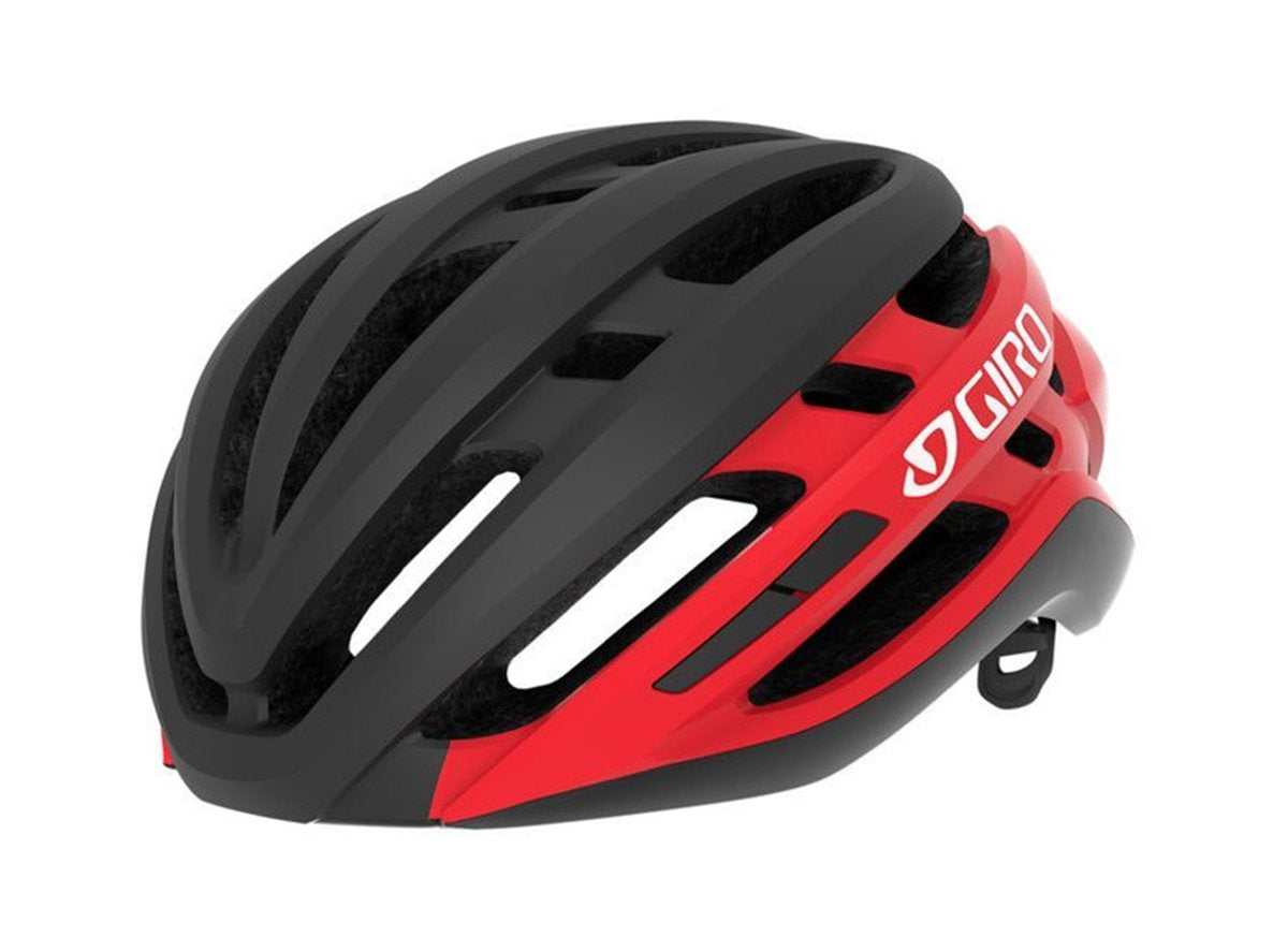 Giro Agilis MIPS Road Helmet - Matt Black-Bright Red