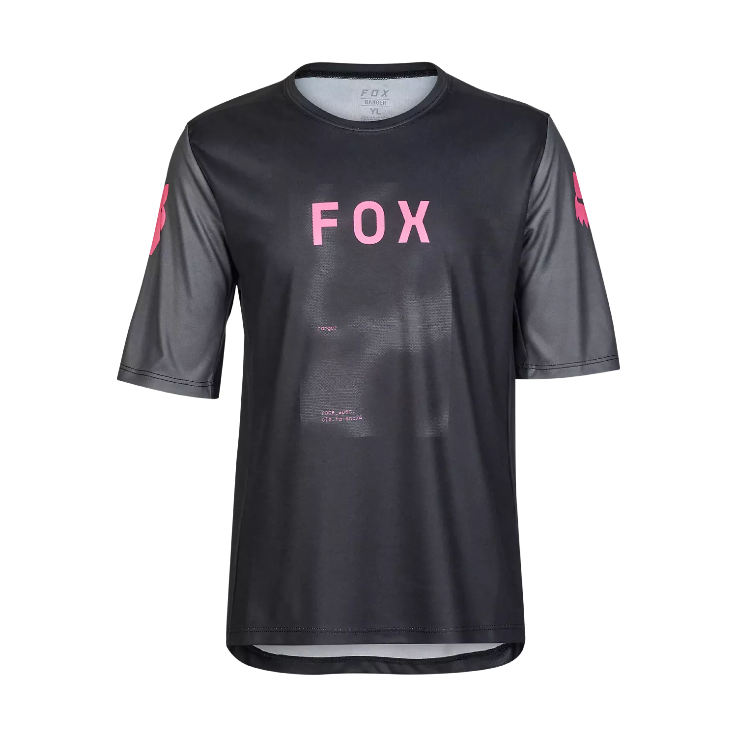 Fox Racing Ranger Short Sleeve MTB Race Jersey - Taunt - Black