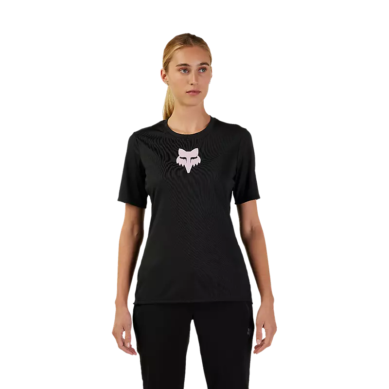 Fox Racing Ranger Short Sleeve MTB Jersey - Foxhead - Womens - Black