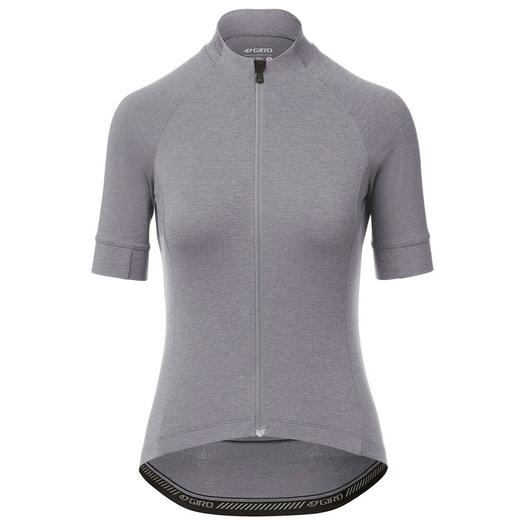 Giro New Road Short Sleeve Road Jersey - Womens - Sharkskin Heather