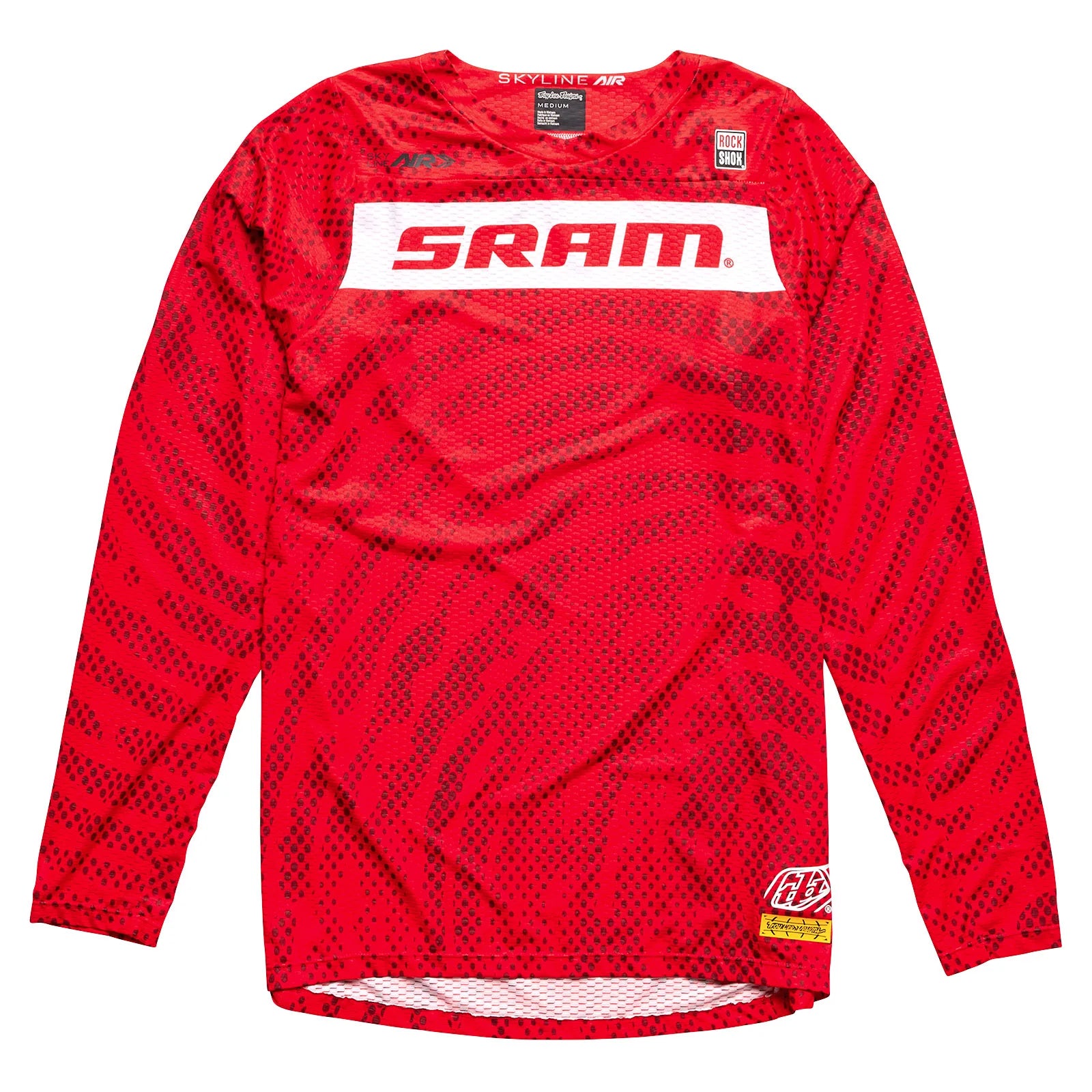 Troy Lee Designs Skyline Air Long Sleeve MTB Jersey - SRAM Roots - Fiery Red