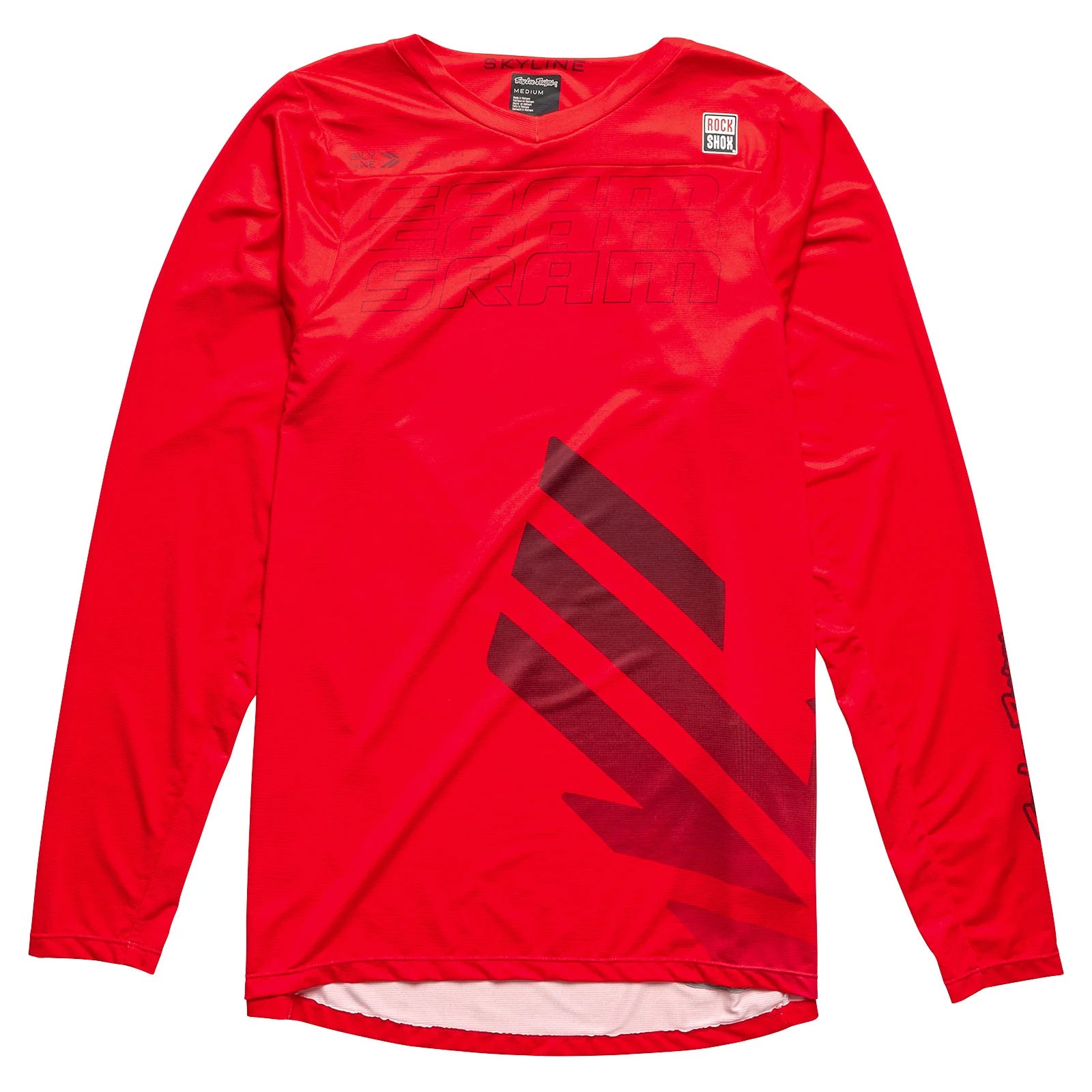 Troy Lee Designs Skyline Long Sleeve MTB Jersey - SRAM Eagle One - Fiery Red