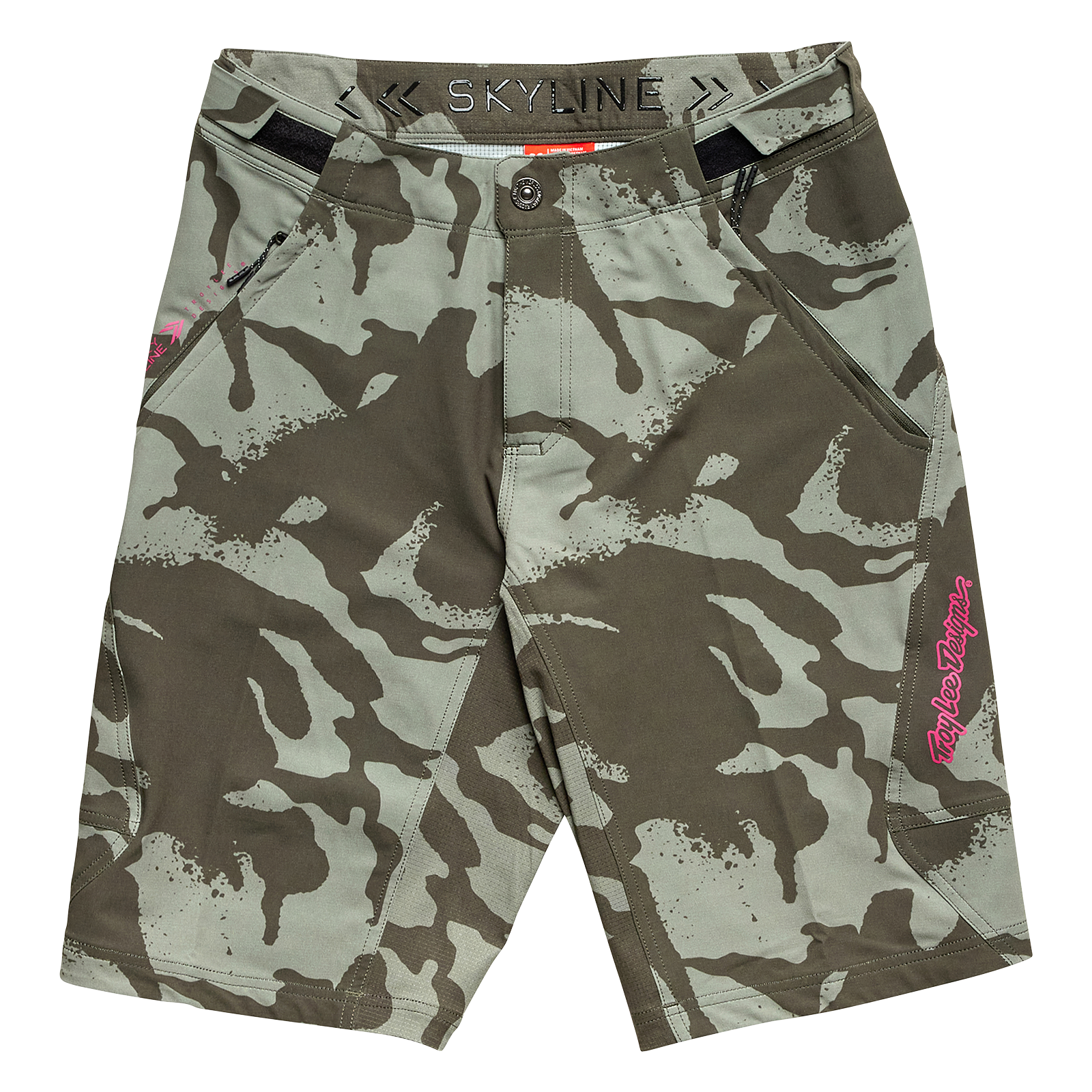 Troy Lee Designs Skyline MTB Short with Liner - Shadow Camo - Olive