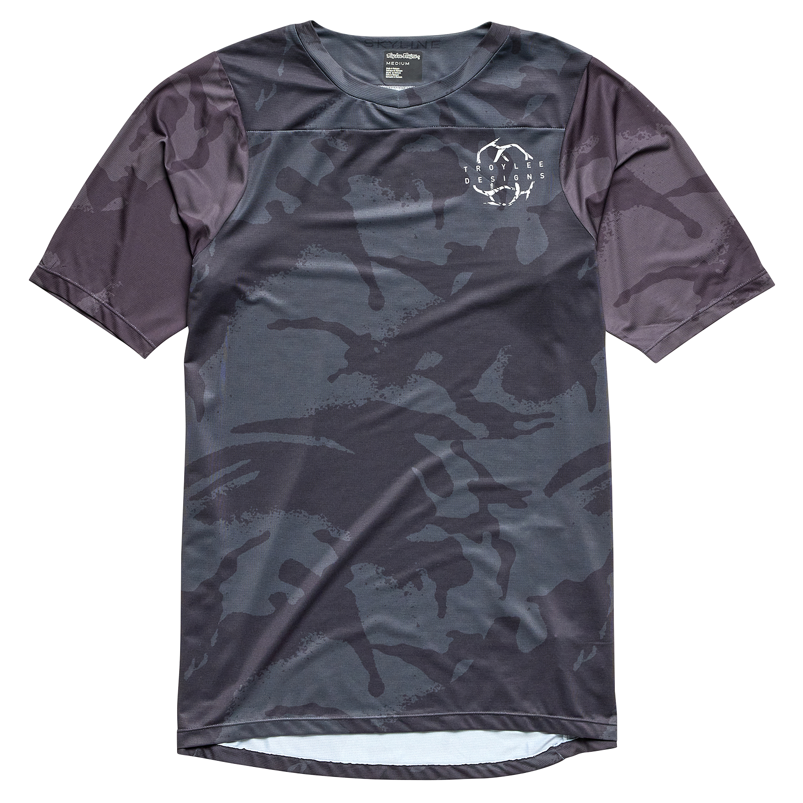 Troy Lee Designs Skyline Short Sleeve MTB Jersey - Shadow Camo - Carbon