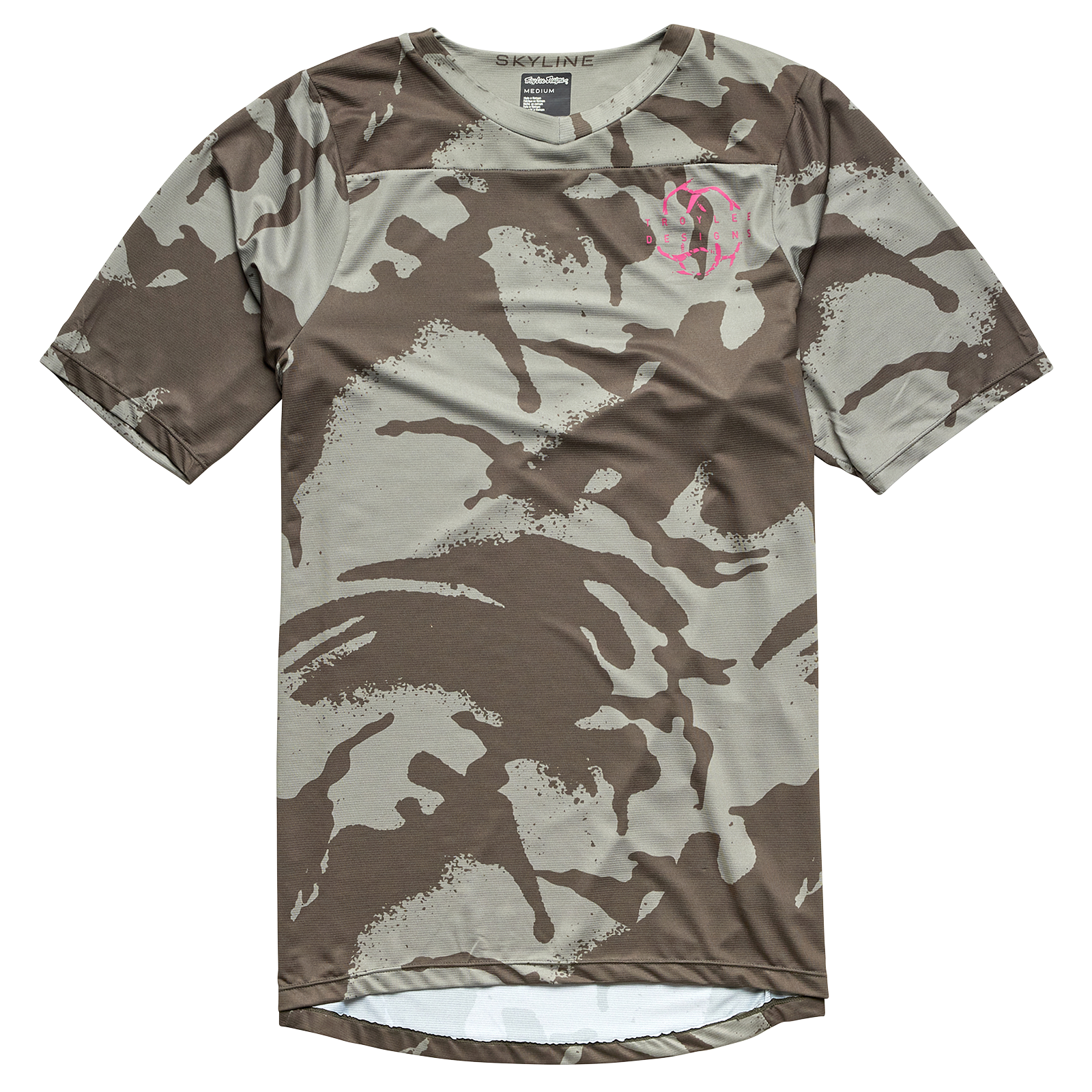 Troy Lee Designs Skyline Short Sleeve MTB Jersey - Shadow Camo - Olive