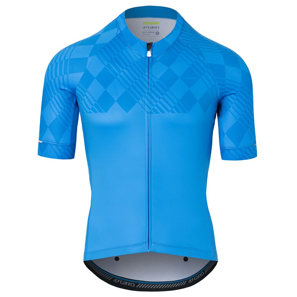 Giro Chrono Expert Short Sleeve Road Jersey - Ano Blue