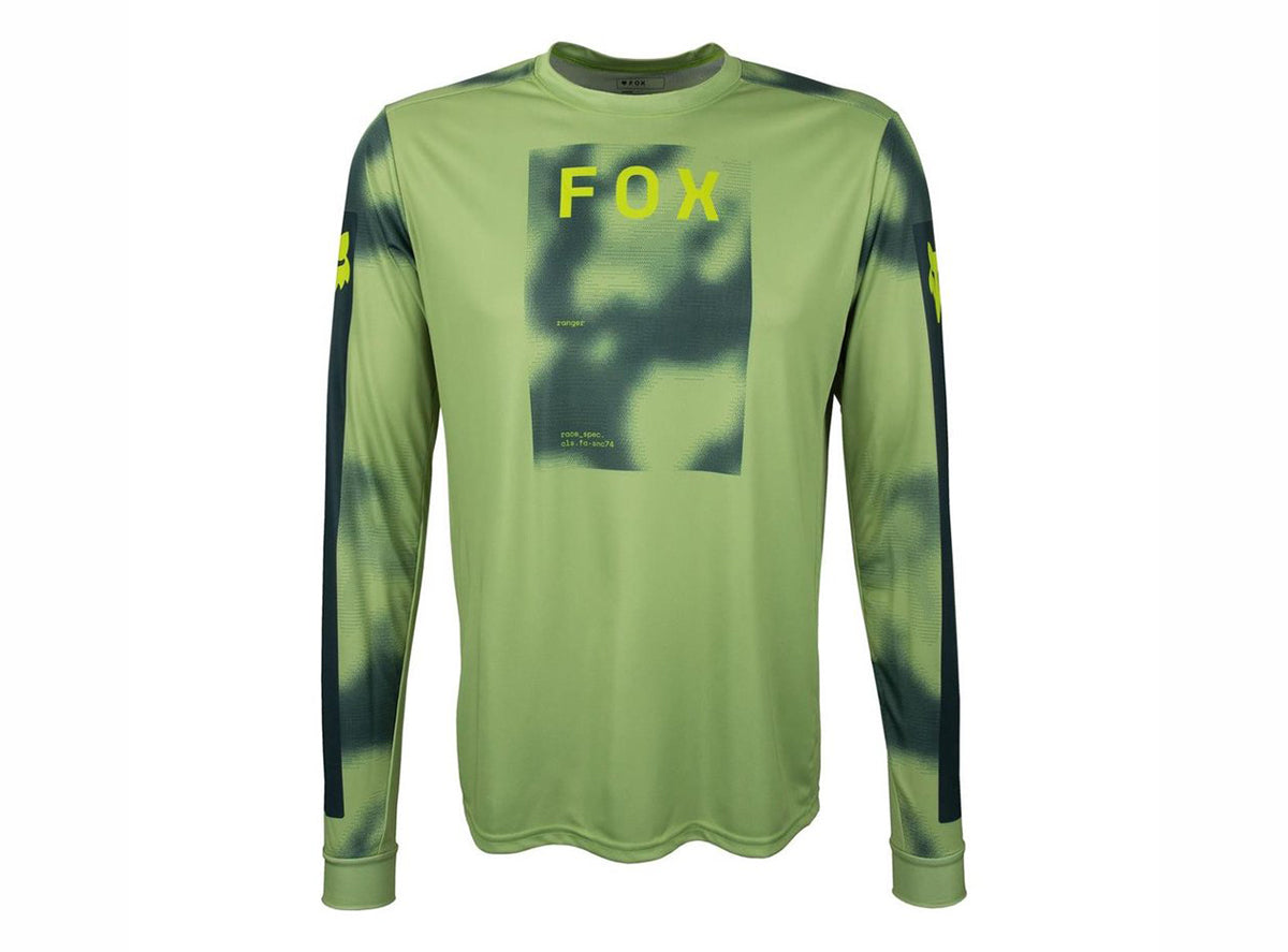 Fox Racing Ranger Long Sleeve MTB Jersey - Taunt - Pale Green