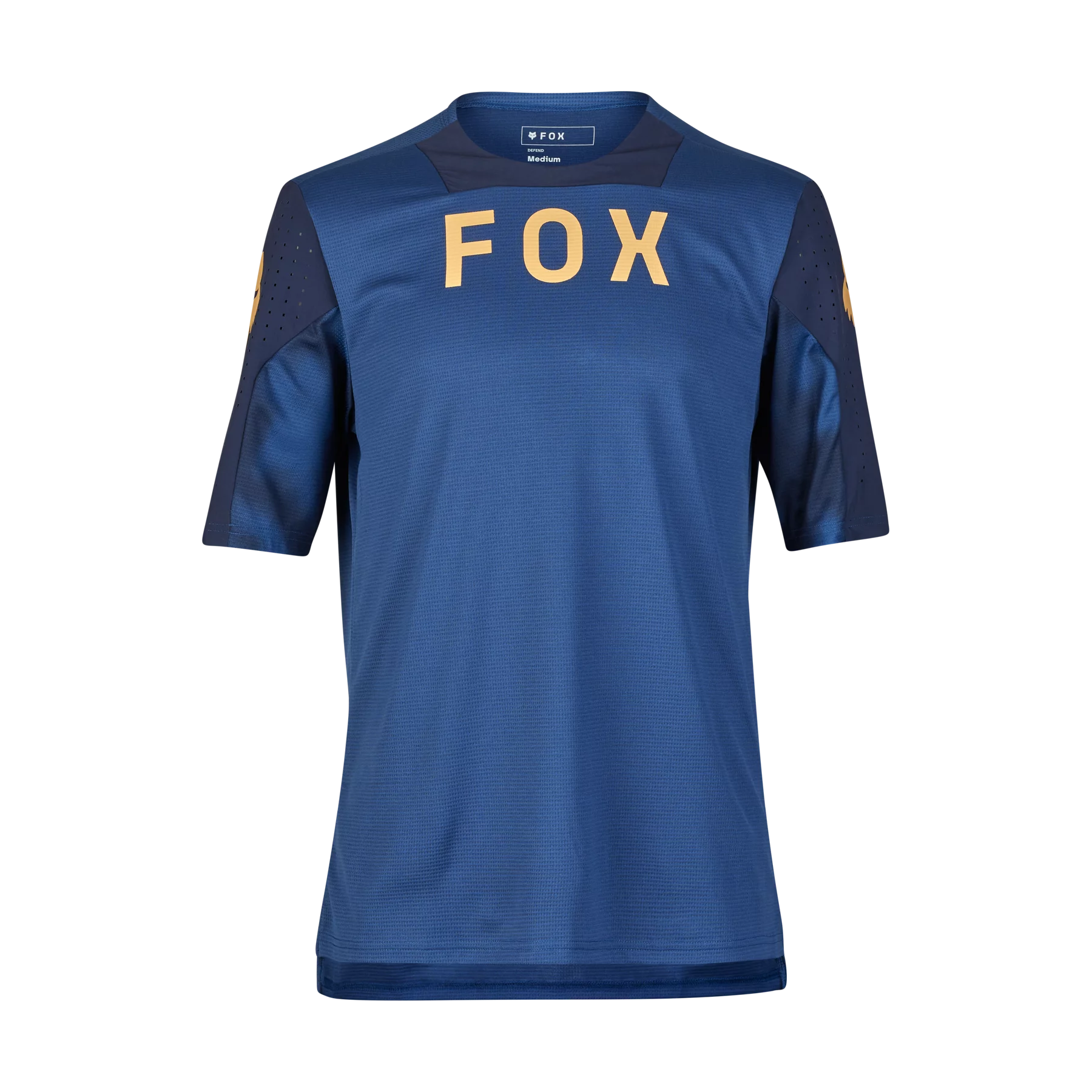 Fox Racing Defend Short Sleeve MTB Jersey - Taunt - Indigo