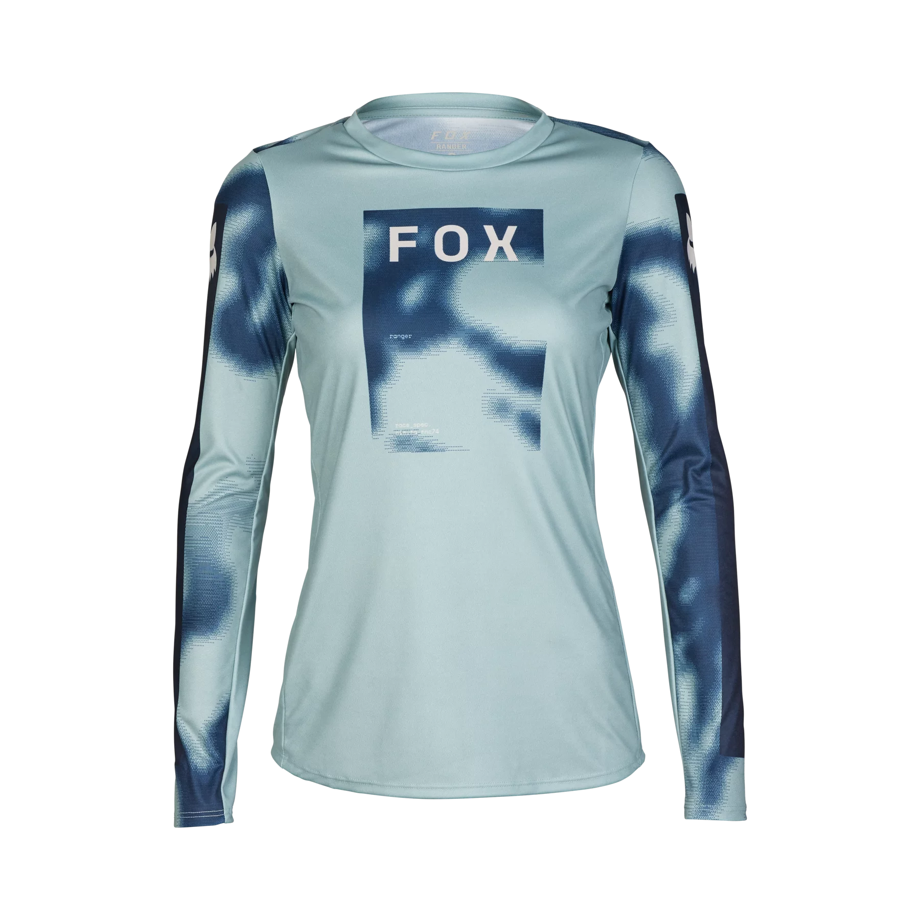 Fox Racing Ranger Long Sleeve MTB Jersey - Taunt - Womens - Gunmetal