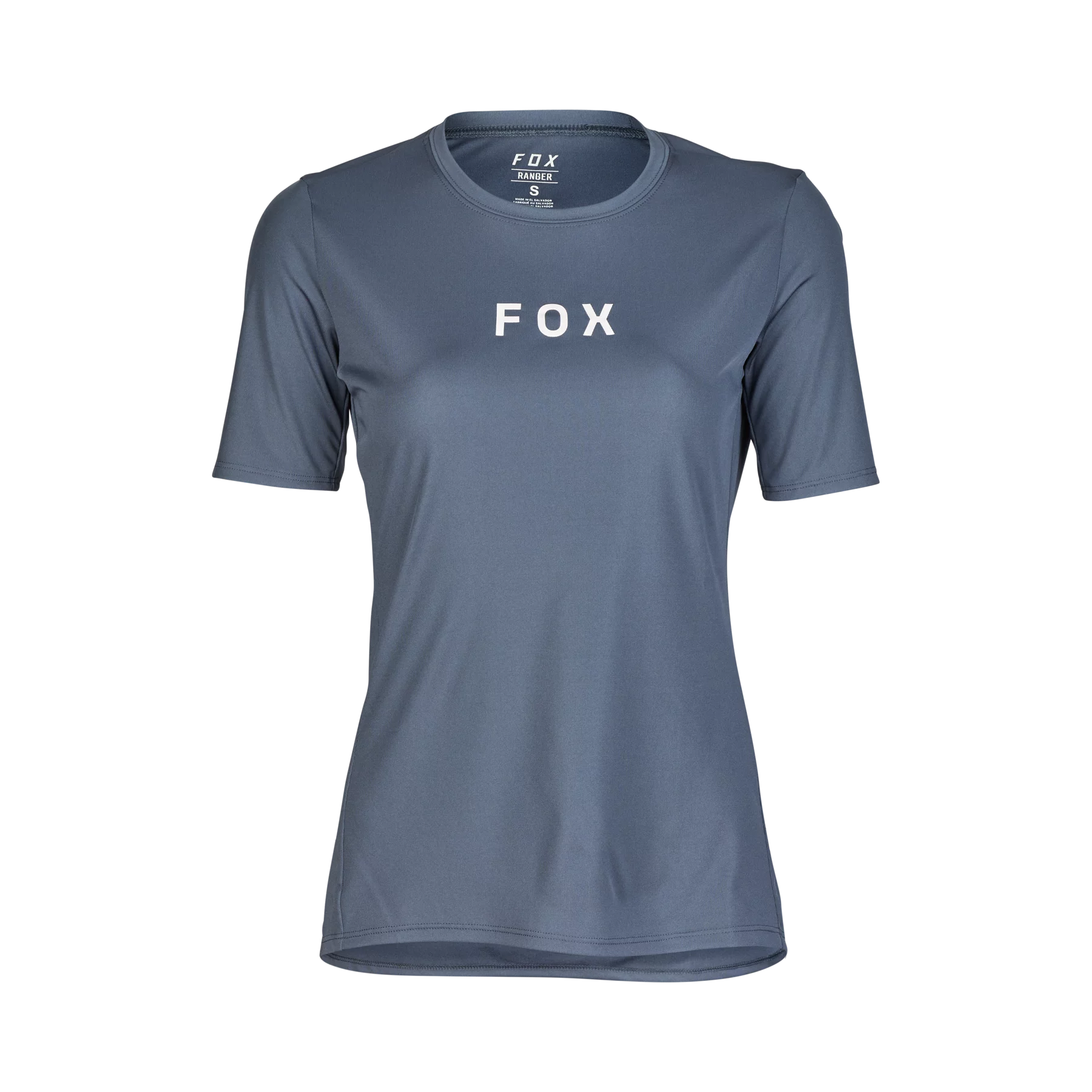 Fox Racing Ranger Short Sleeve MTB Jersey - Wordmark - Womens - Graphite