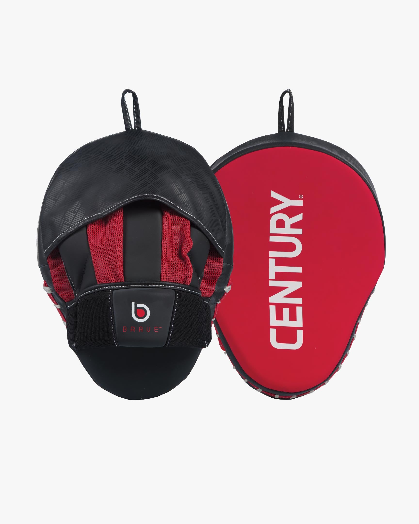 Brave Punch Mitt Pair - Red/Black