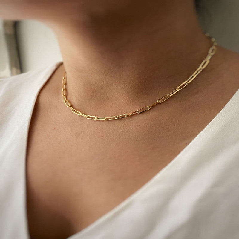 Paperclip Choker Necklace