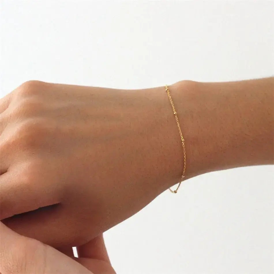 Dainty Gold Chain Bracelet