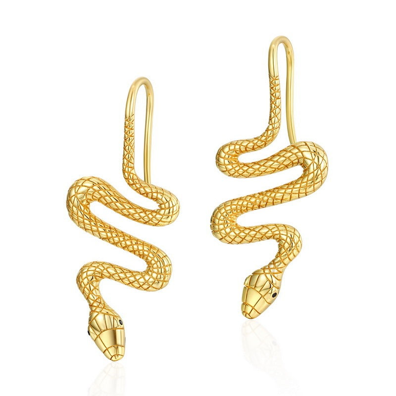 Gold Snake Ear Hook