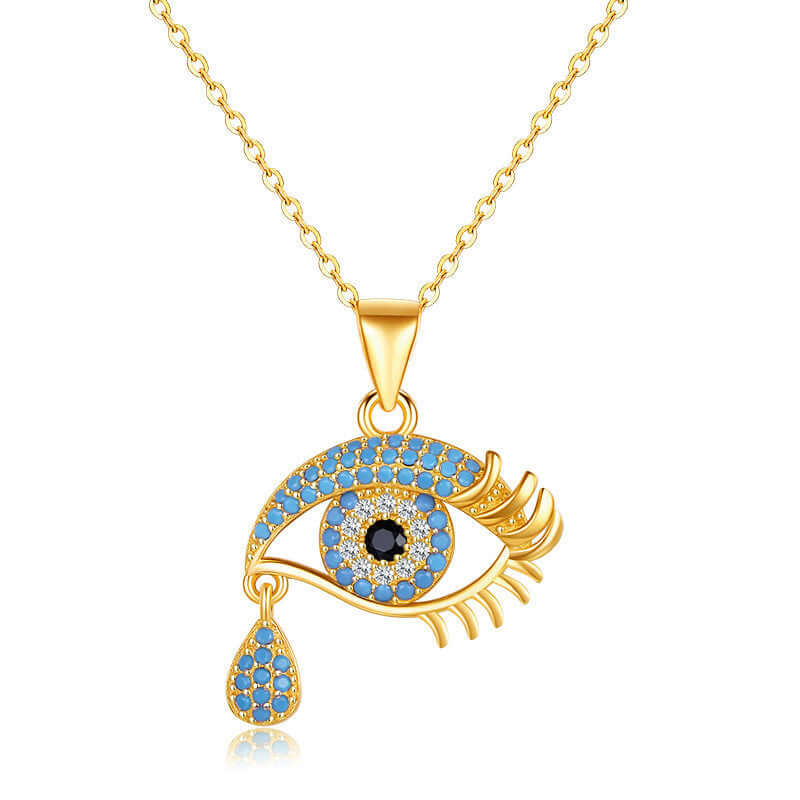 Celeste Eye Pendant Necklace